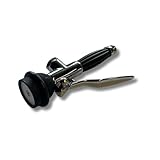 VM Europa ECO Profi Gastro Handbrause Schwarz mit Feststellbügel | 1/2" Standard-AG | Leichte 438g Ersatzbrause | 20cm lang mit 34mm Präzisionssprühkopf | Gastrobrause für Gewerbeküchen