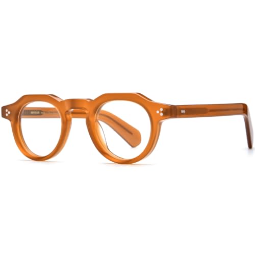 Image of HEPIDEM Acetate Glasses Frame Men Women Square Eyeglasses Optical Spectacles MZEPH