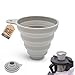 Imbuto in silicone, silicone premium e senza BPA, resistente al calore, lavabile in lavastoviglie, pieghevole compatibile con Silvercrest Monsieur Cuisine, MC Smart, MC Trend Accessori immagine