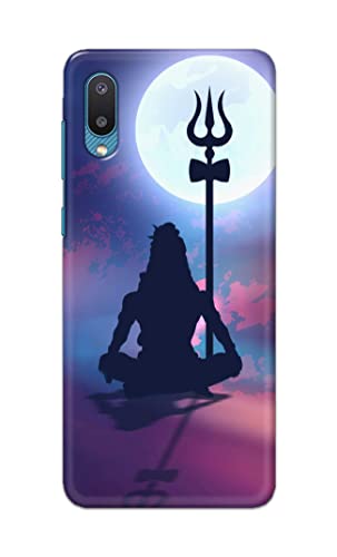 Image of Printed Hard Back Cover Case for Samsung Galaxy M02 | Samsung Galaxy A02 Back Cover (Lord Shiva) -1302