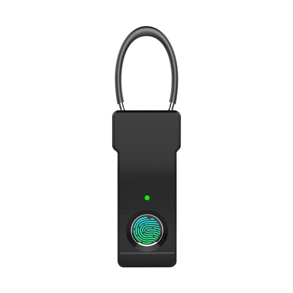 Agwuoetr Tuya Fingerprint Padlock Bluetooth Combination Padlock Suitcase Luggage Code Lock Mini Fingerprint Key Anti-Theft Lock B