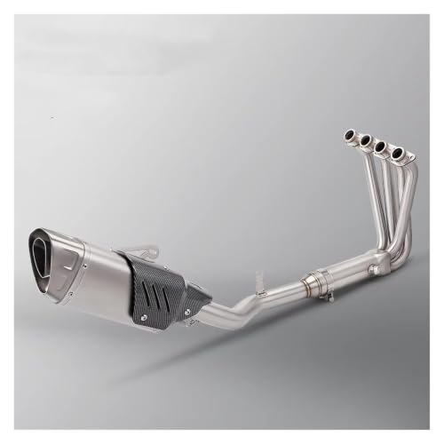 Silencieux d'échappement inox 51mm pour moto QJ421 avec ligne de raccordement avant 2025 modèle B