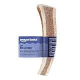 Amazon Basics Split Elk Antler, Naturally Shed, Small (Best for Dogs Under 15 lbs) (Previously Wag)