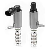 WMPHE 2 PCS Engine Variable Valve Timing VVT Solenoid Replacement for 24355-2E100 24375-2E100 Compatible with 2011-2020 Hyundai Elantra Kona Sonata Hybrid Tucson Veloster Intake & Exhaust Oil Control