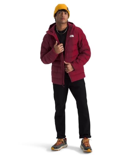 Image of THE NORTH FACE Men's Aconcagua 3 Hooded Jacket | Insulated, Wind & Water Resistant, Attached 3 Piece Hood With Cinch Cord