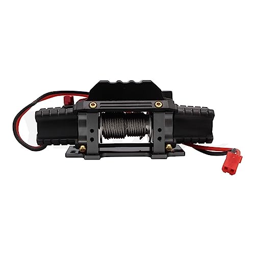 Winche eléctrico doble motor metálico para auto RC 1/10 miniatura 2