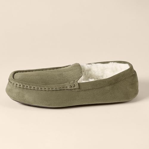 Image of Amazon Essentials Men's Memory Foam Moccasin Slippers
