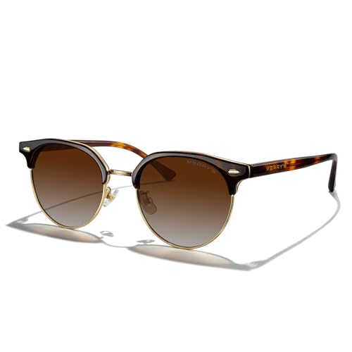 MERRY'S Modern Semi-Rimless Square Acetate Sunglasses for Women and Men UV400 Polarized Sunglasses S6190