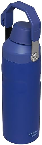 Image of Stanley IceFlow Fast Flow Water Bottle 16 oz | Angled Spout Lid | Lightweight and Leakproof for Travel and Sports | Insulated Stainless Steel | BPA-Free | Lapis