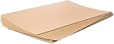 Indigo® 10 x Single Wall Cardboard Sheets – 1200 x 800mm Flat Packing Pads for Storage, Removals, Layer Separation & Protection – Strong Brown Corrugated Board, Supplied Flat