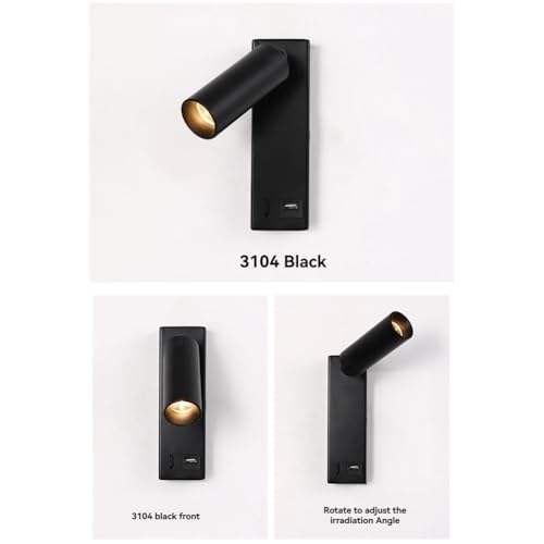 Lampe murale 3000K lecture intégrée pour une chambre cocooning - 5
