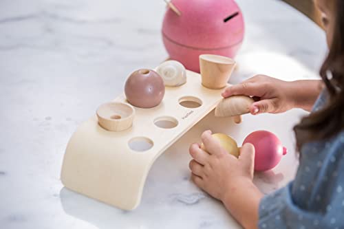 Plantoys Ice Cream Cone Pretend Play Food Set (3486) | Sustainably Made From Rubberwood And Non-Toxic Paints And Dyes #TOP2