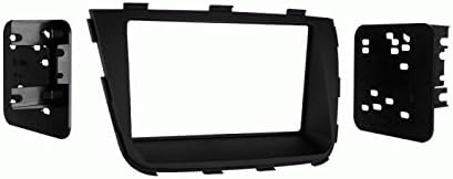 Double Din Install Car Stereo Dash Kit for a Aftermarket Radio Fits 2014-2015 Kia Sorento Trim Bezel is Painted Matte Black Non Navigation Replacement