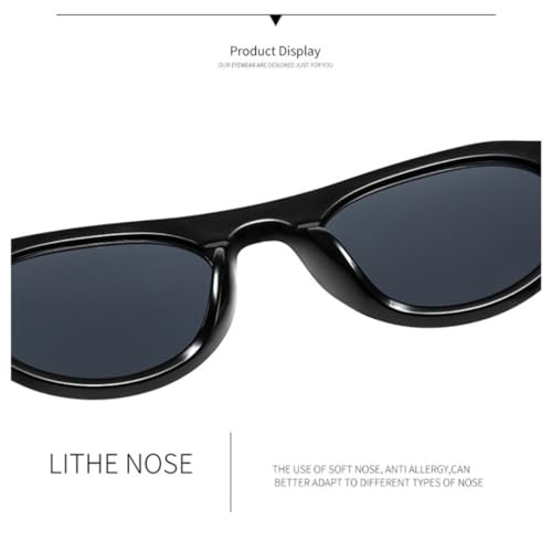 Lunettes de soleil œil de chat rétro aux finitions soignées - 4