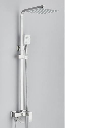 Rouquette de douche matte black de qualité supérieure en acier inoxydable
