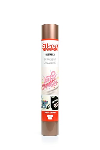 Siser EcoStretch Wärmeübertragungsfolie Roségold 50 x 30 cm