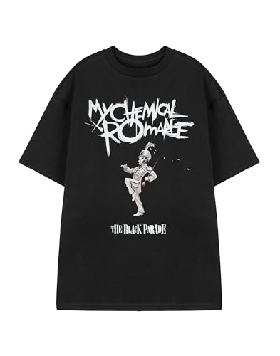 My Chemical Romance Unisex Black Marching Band Graphic Tee | Short-Sleeved Music Lover T-Shirt | Emo Rock Band Apparel for Men Women Teens | Alternative Punk Merchandise Gift