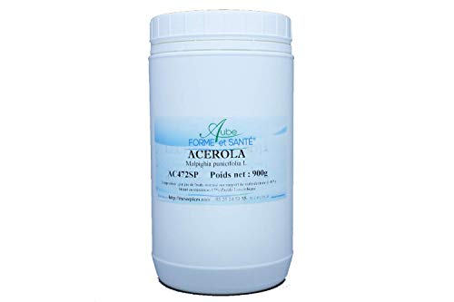 Acérola en poudre pot PEHD de 900 g (17% de vitamine C) Cover