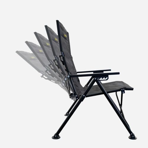 Chaise de camping Recliner horntools robuste avec structure renforcée - 6