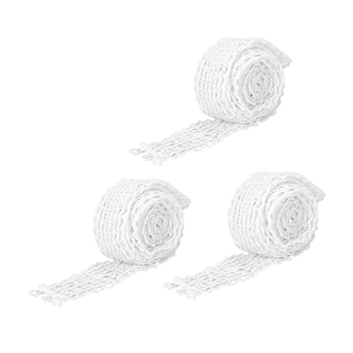 MAGICLULU Fleischnetzrolle Aus Baumwolle Elastisch Für Fleischverpackung Und Schinkenwurst 3 Stück 1m Kochwerkzeug Zum Braten Und Räuchern Sicheres Fixieren Und Geschmackserhalt