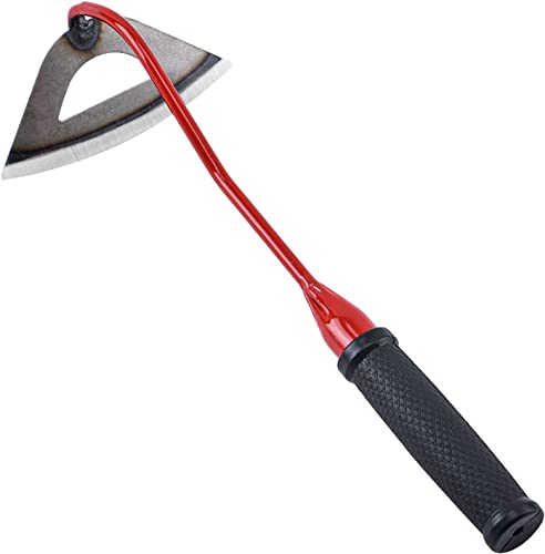Disy-Hany All Steel Hardened Hollow Hoe,Garden Hoes Weeding Tool,Portable Hand Gardening Tools, Gardens Edger Weeder Puller,Durable Sharp,for Backyard Weeding