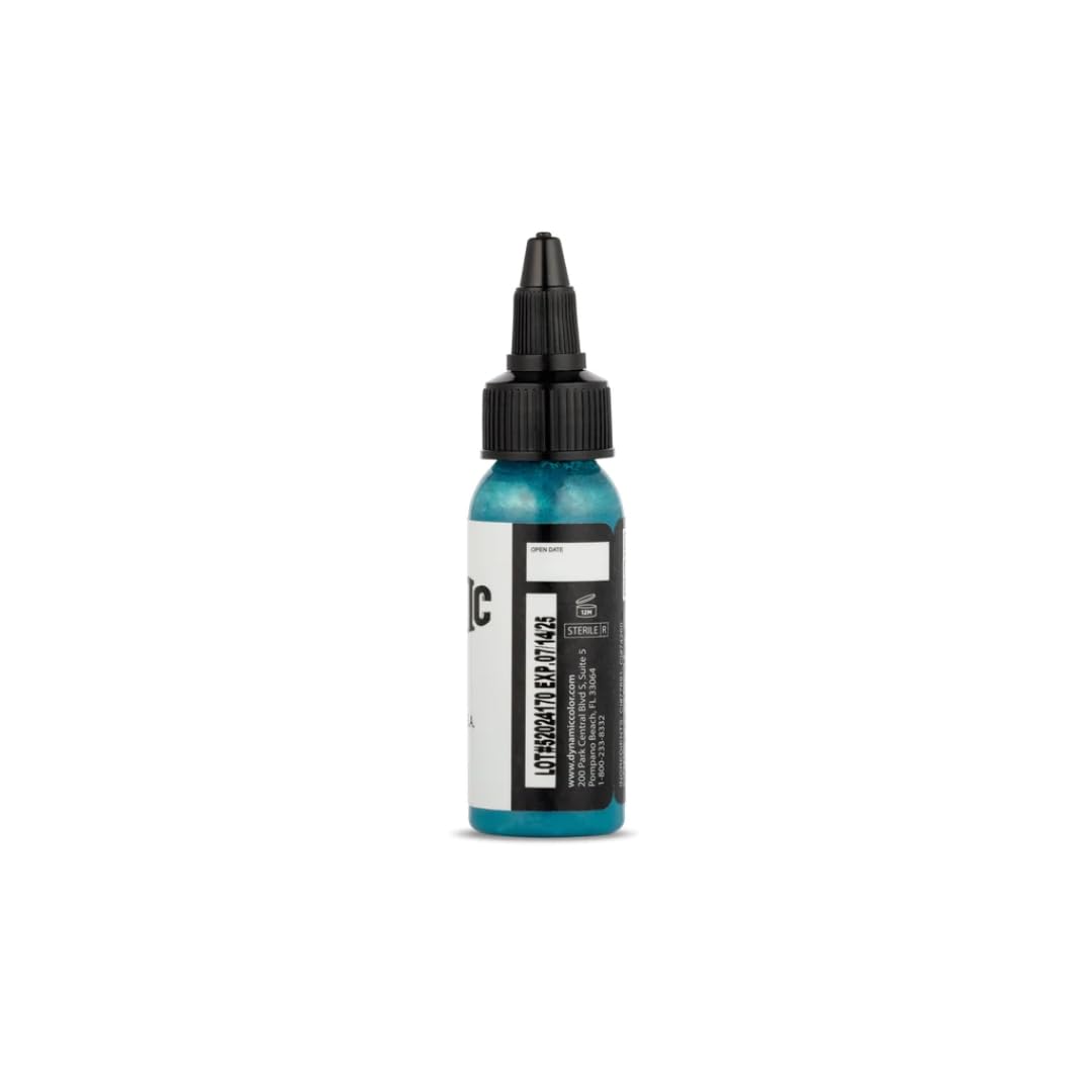 DYNAMIC TEA 1-oz Tattoo Ink Brite Vibrant & Dark Color Tattoo Supply