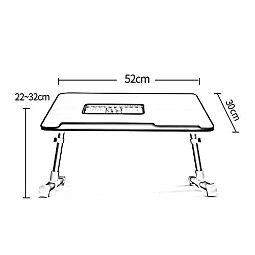 Mesa para Laptop con Ventilador de Refrigeración - Panel Ajustable y Patas Plegables, Ideal para Cama o Sofá (Verde, 52x30 cm) miniatura 3