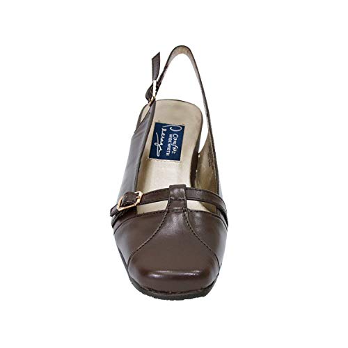 Peerage Louisa Women's Wide Width Square Toe Slingback Shoes2