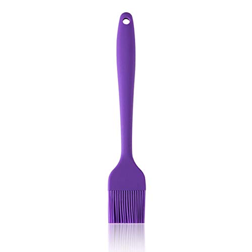 IronHeel Practical Design Silicone Silicone Cake Bread Oil Cream Barbecue Cooking Basting Brush Tool BBQ Baking Grilling - Purple
