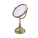 Allied Brass DM-2/2X-SBR 8-Inch Mirrow with 2x Magnification, 15-Inch H, Satin Brass