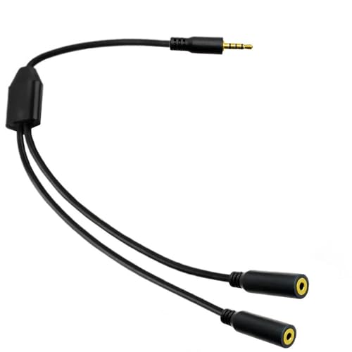 2.5mm Audio Splitter Cable, 2-Pack miniatura 4