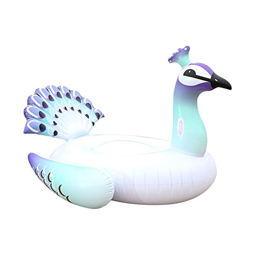 Anneau de natation géant paon LWX pour vos fêtes de piscine