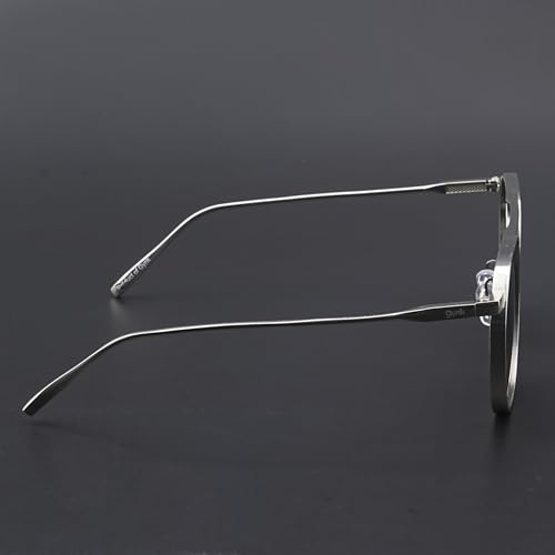 Image of GYNK Trending Round Classic Metal 100% UV Protection Sunlight Blocking Vintage Sunglasses for Men Women Girls