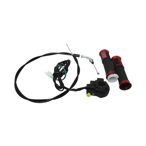 Puño de acelerador con cable e interruptor para bicicleta de 50cc-80cc 3