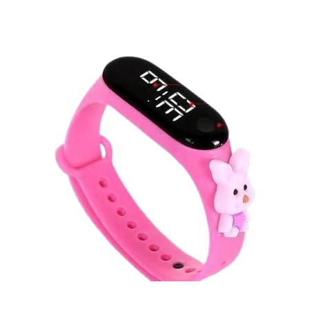 Cartoon Character Blue Digital Led Dial Waterproof Cartoon Character Kids Wristband for Boys Girls Watches Digital Led Dial Waterproof Cartoon Character Kids Wristband for-image-40