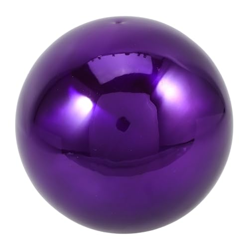 Hemoton Purple Large Sphere Mirrorball Solar Gazing Balls Outdoor Reflective Spheres