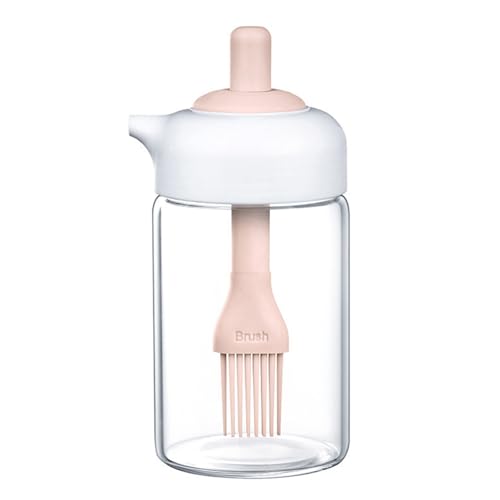 Juego de dispensador de de cocina, botella presionable con cabezal de cepillo, control de sin, práctica herramienta dosificadora para especias, adobos y aderezos | perfecto para