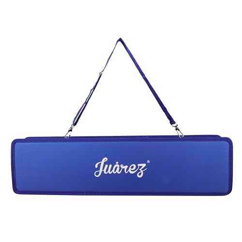 Image of Juarez 37 Key Melodica JMLD37BL Musical Instrument Soprano Air Piano Keyboard Pianica with Carrying Bag, 1 Soft Long Tube, 1 Mouthpiece, Wipe Cloth, Blue