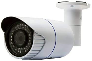 Jovision POE - Cámara IP de exterior de 2 MP, visión nocturna, ONVIF, interfaz de audio, impermeable, P2P, alarma de detección de movimiento, metal, JVS-N5FL-HD-POE