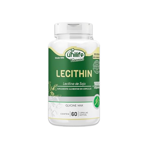 Lecithin Lecitina dse Soja 900mg 60 caps, Unilife