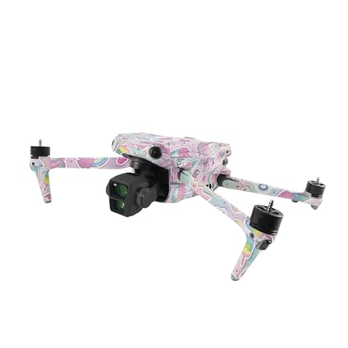 Image of MightySkins Glossy Glitter Skin Compatible with DJI Air 3 - Unicorn Popsicle | Protective, Durable High-Gloss Glitter Finish | Easy to Apply