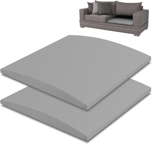 GIONAR 2PCS 50 x 50 cm Coussin de canapé de soutien pour siège affaissé - Planches de soutien pour canapé - Réparation en mousse - Remplacement de réparation d’affaissement haute densité pour causeuse