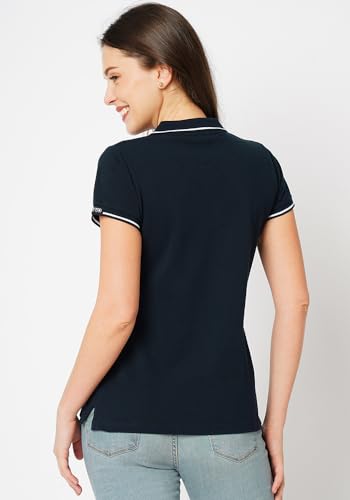 Image of Wear Your Opinion Womens Premium Pique Polo Collar Neck T-Shirt Womens Premium Pique Polo Collar Neck T-Shirt (Design: Tipped Polo)