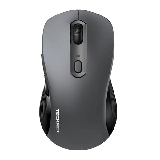 TeckNet 2600DPI Bluetooth Wireless Mouse, 12 Months Battery Life with Battery Indicator, 2600/2000/1600/1200/800DPI