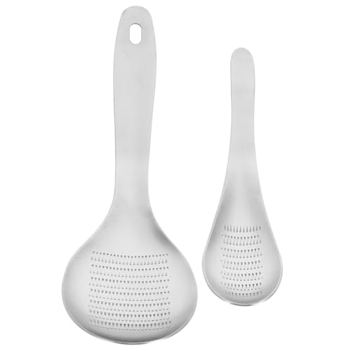 TOYANDONA 2 piezas Molino de y Jengibre de Acero Inoxidable Rallador Ergonómico para Cocina Trituradora Resistente y Práctica para Alimentos Utensilios Domésticos Plateados