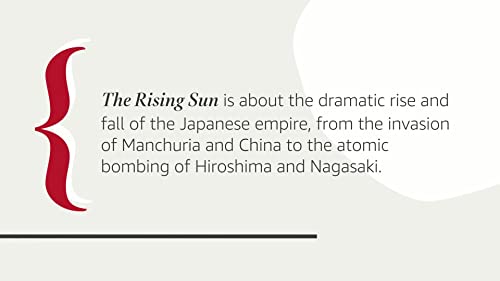 The rising sun;: The decline and fall of the Ja... B0006CUDT0 Book Cover