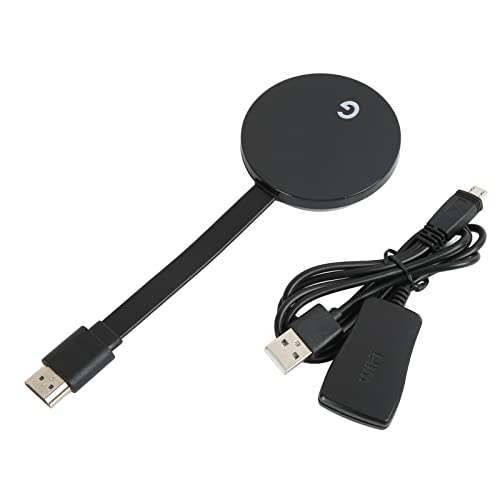 Wireless HD Display Adapter Receiver, 1080P Screen Mirroring Streaming Media Dongle 2.4G WiFi Display Receiver for TV Projector Car Monitor
