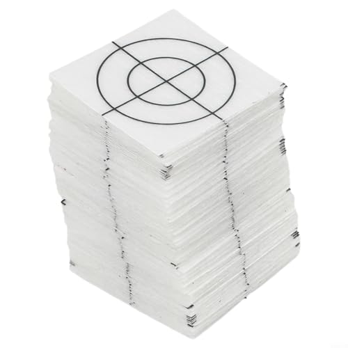 100Pcs Survey Targets Reflector, Target Sheets Reflective Tape Total Stations Reflective Adhesive Target Sheets for Ship Inspection Building Construction(6cm*6cm)