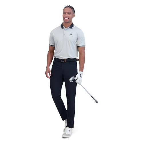 Camiseta polo para hombre Ben Sherman – Corte atlético, protección UPF+, transpirable y resistente a olores miniatura 3