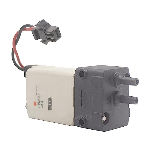 Válvula de aire LVMK21-6J de 2 vías con control de flujo hermético DC 12V 2